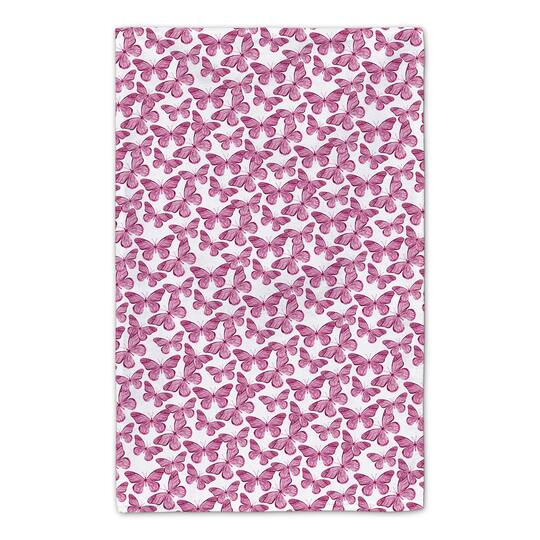 Cute Baby Goat Butterfly Flowers 16" x 25" Towel Set